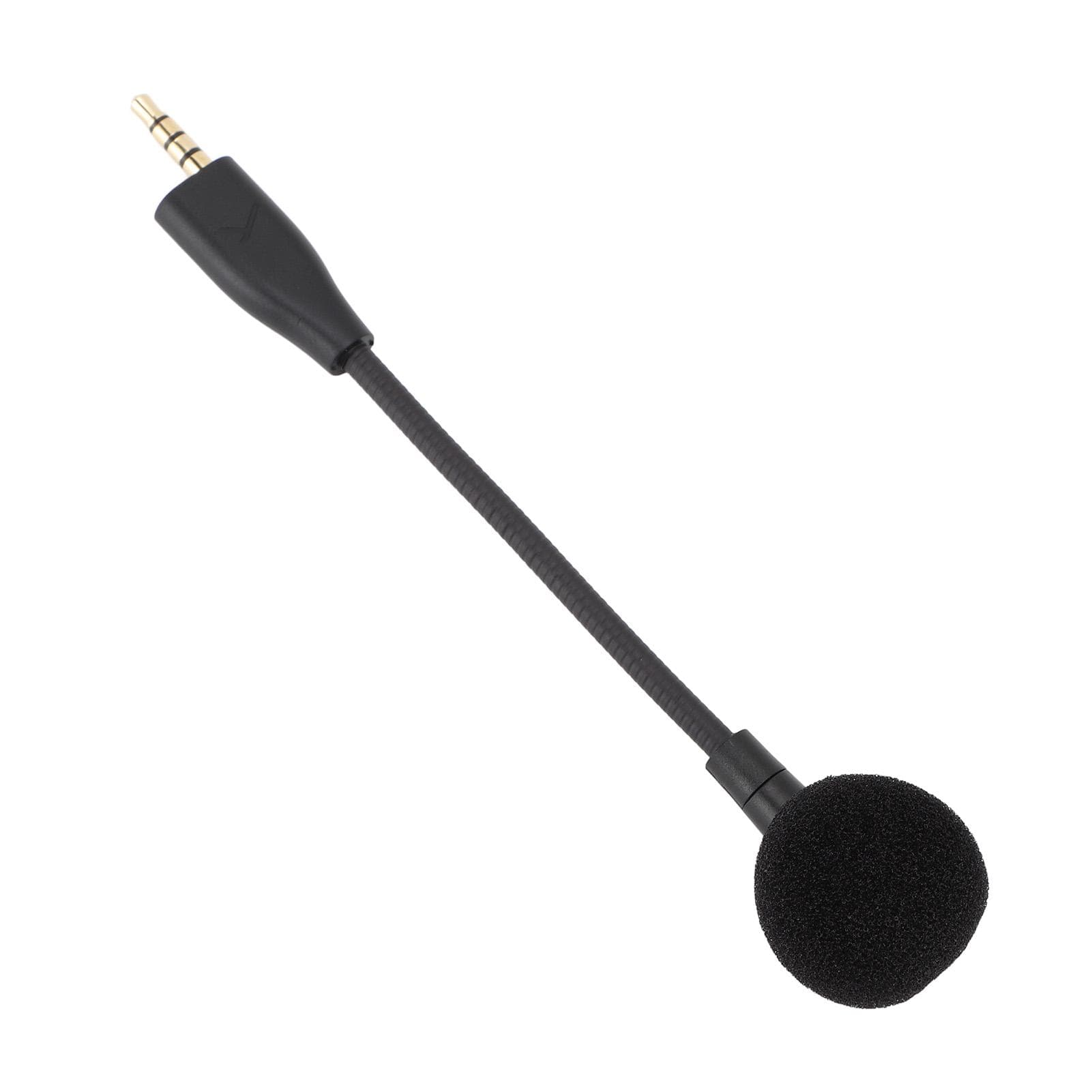 Gaming Headset Mic Plug and Play Flexible Gooseneck Hose 15CM 3.5MM Gold Plated Connector for