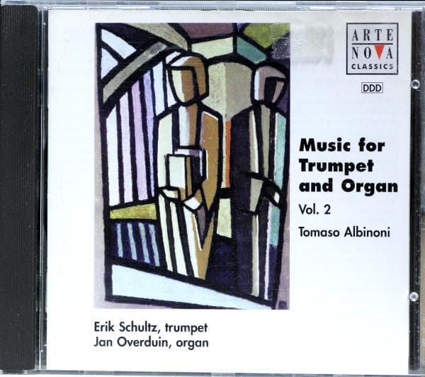 CD TOMASO ALBINONI - ERIK SCHULTZ, JAN - Music For Trumpet And Organ Vol. 2 74321378662 Arte Nova Class 1996 Europe Classical Used