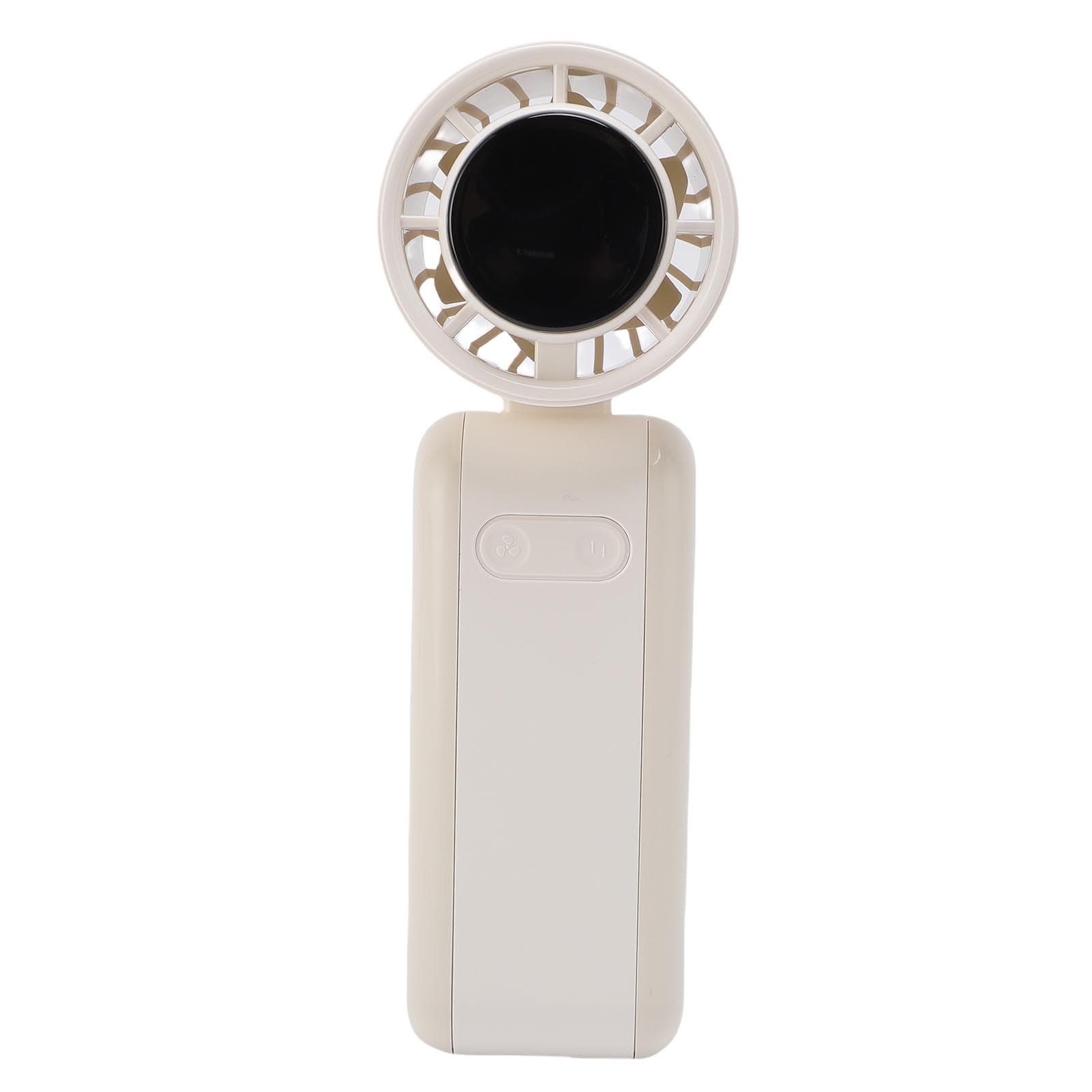 Handheld Turbo Fan 5 Levels Adjustable Quiet Folding Digital Display Portable Mini Pocket Fan with