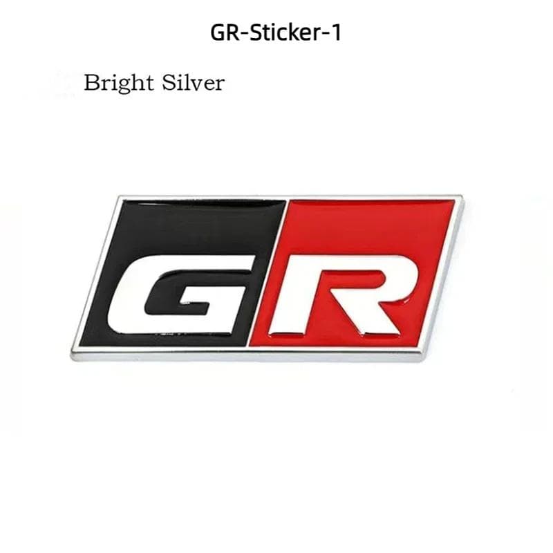 3D Metal GR Sport Logo Car Sticker Labeling Emblem Badge Decals Accessories GR-Sticker-1