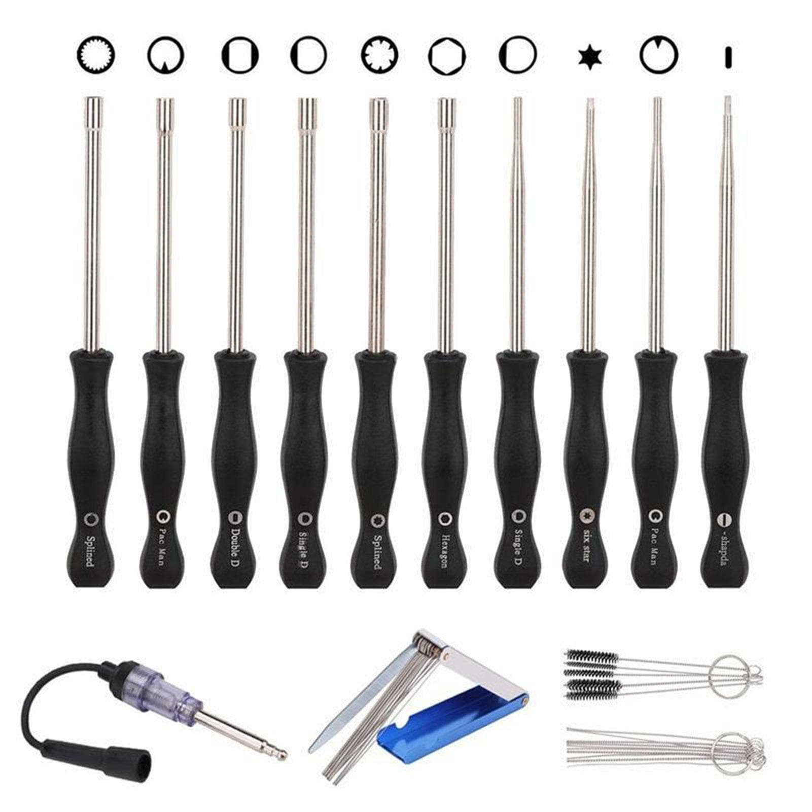 10Pcs Carburetor Adjustment Tool Kit, Carb Adjustment Screwdriver Tool with Carburetor Cleaning silver