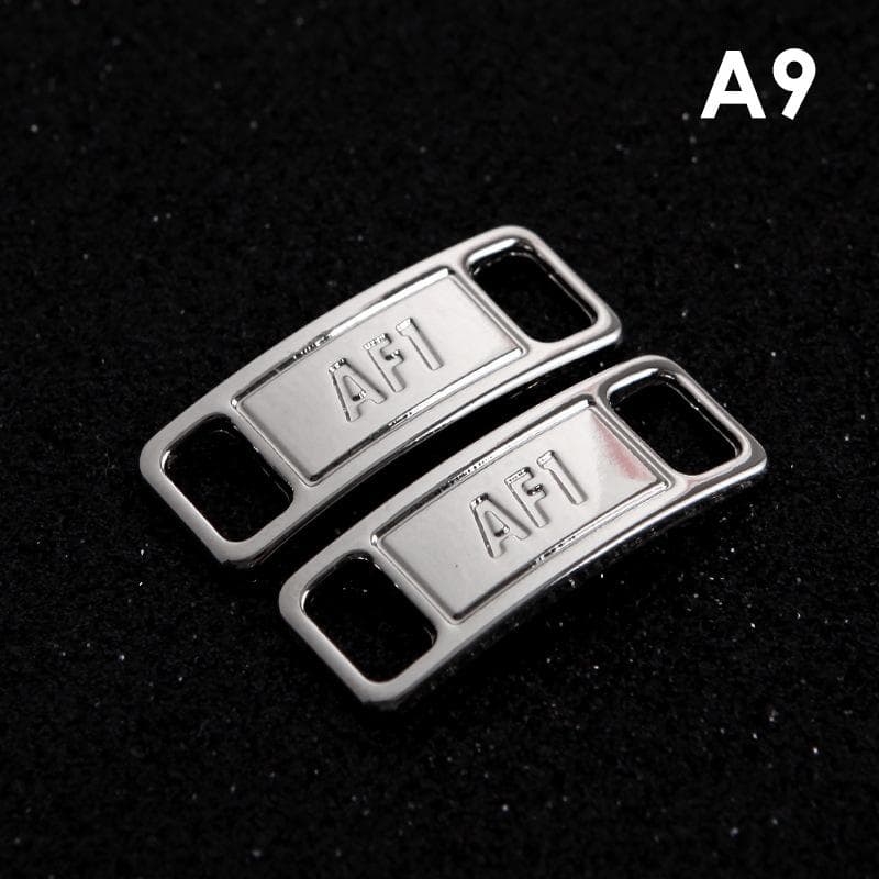2Pcs Af1 Shoe Charms Laces Buckle Air Force One Shoes Accessories