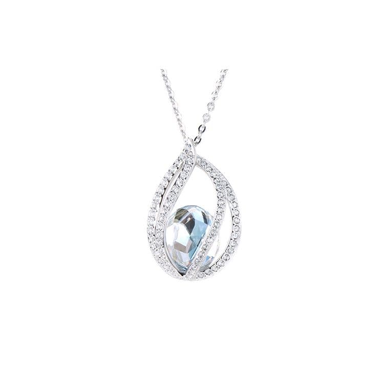 Swarovski Megan Pendant Alloy Necklace Women necklaces 1071202 White Gold