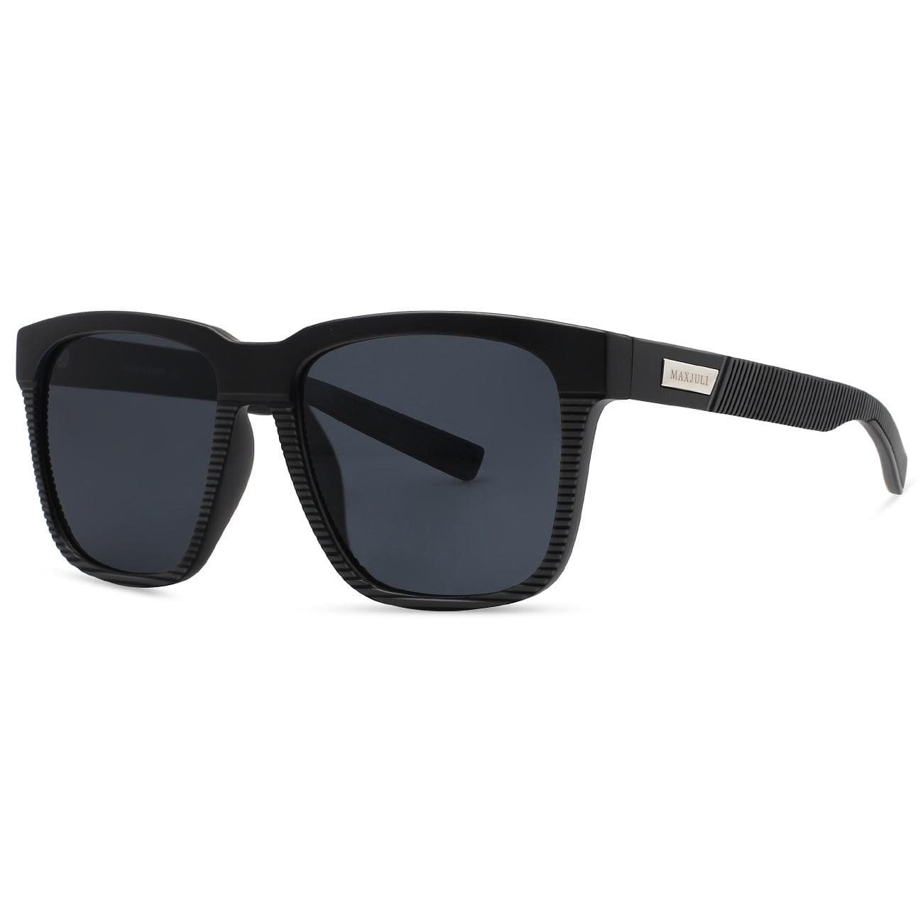 MAXJULI Large Sunglasses for Big Heads Men Retro Vintage UV Protection Fishing Glasses 8023 S