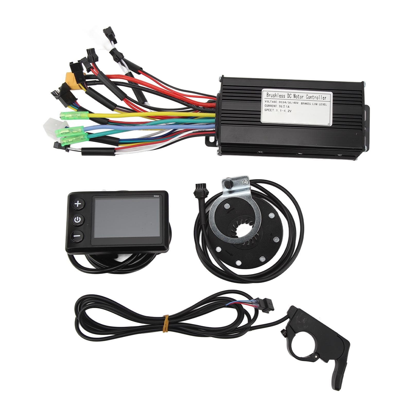 Bicycle Lithium Battery Retrofit Kit with S866 LCD Panel Good Heat Dissipation Waterproof 26A Bike