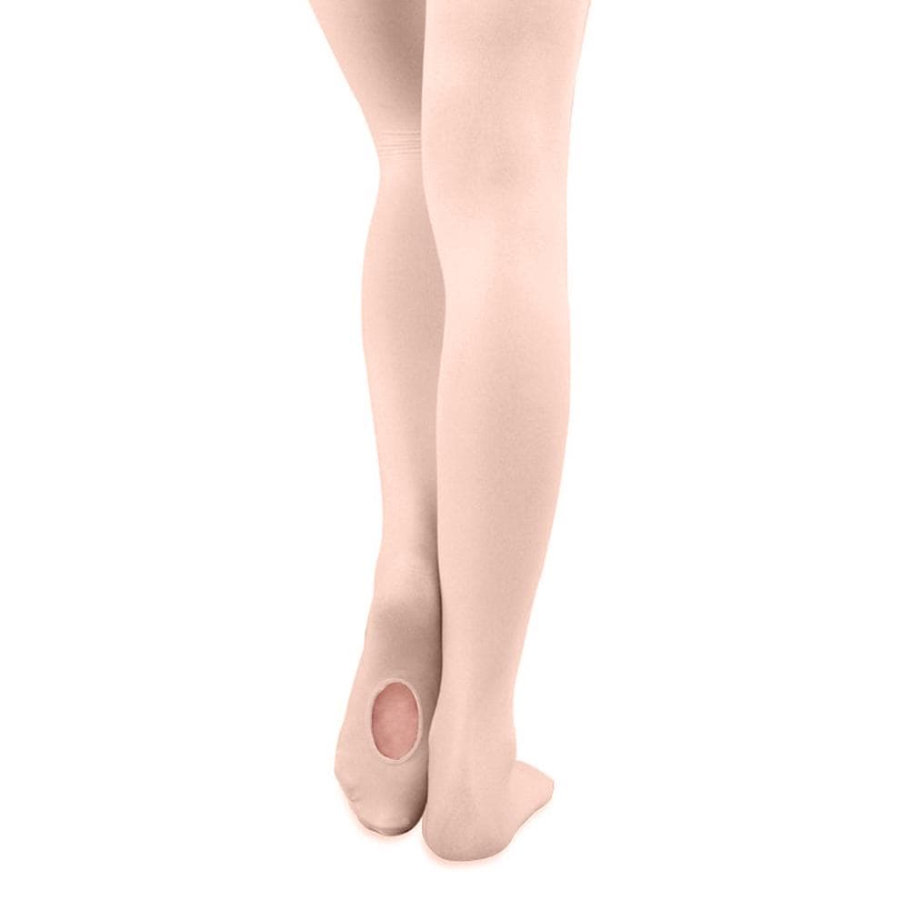 Ballet Tights Professional High Elasticity Convertible Solid Color Seamless Ballet Stockings with Hole for Dance Studio L