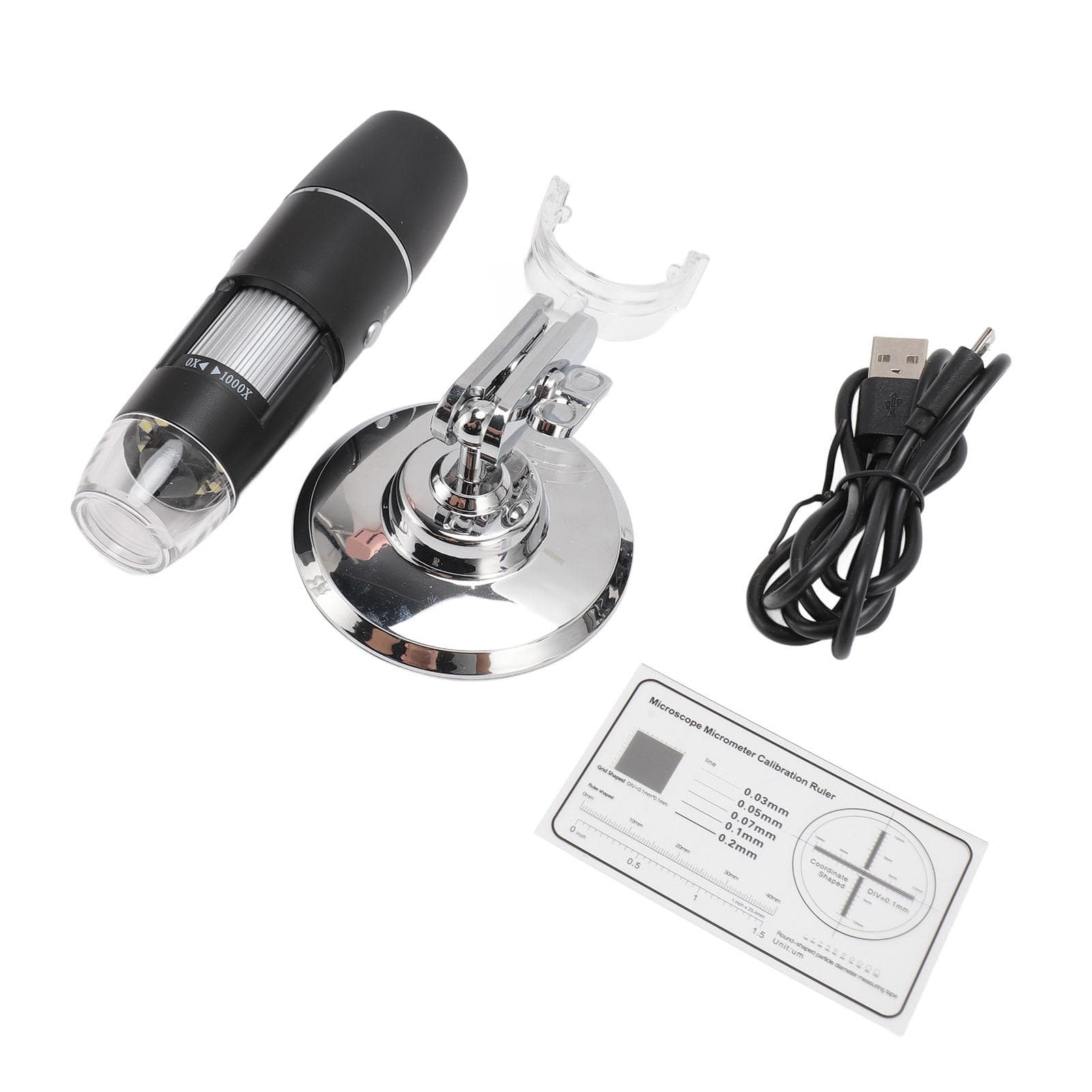 Wireless Digital Microscope 0 to 1000X 8 LED Lights Portable Mini WiFi USB Inspection Camera for