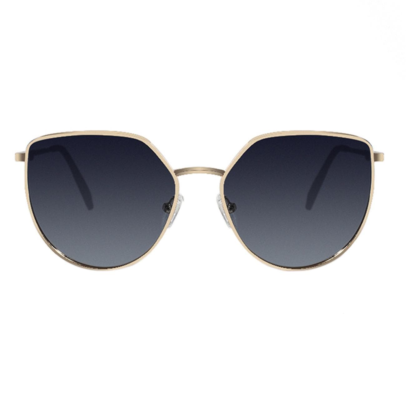 JULI Sunglasses Women Metal Frame Luxury Designer UV Protection Round Square Sun Glasses For Ladies 8019