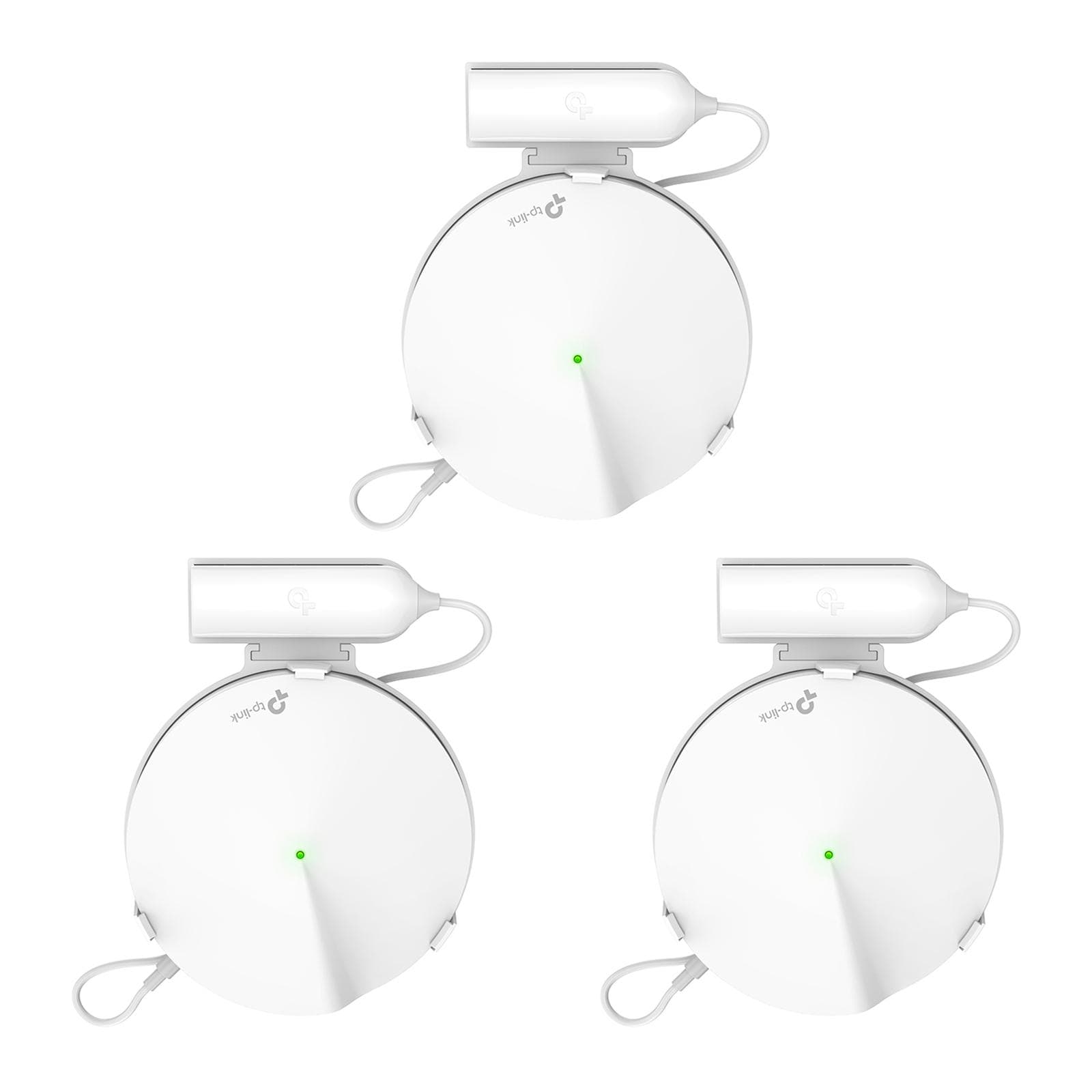 Wall Mount for TP Link Deco M9 Plus Whole Home Mesh WiFi System TPLink Deco M9 Plus Wifi Router Shelf Cable Management Bracket US Plug Version (3 Pack)