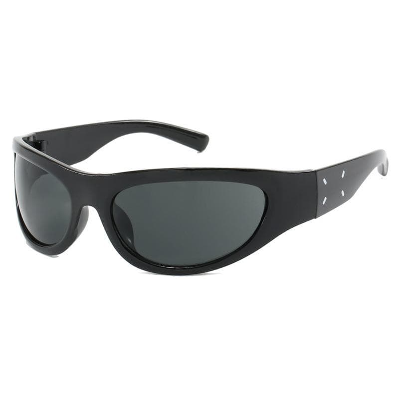 1PC plastic headband sunglasses UV resistant internet famous street photo concave design trendy accessory