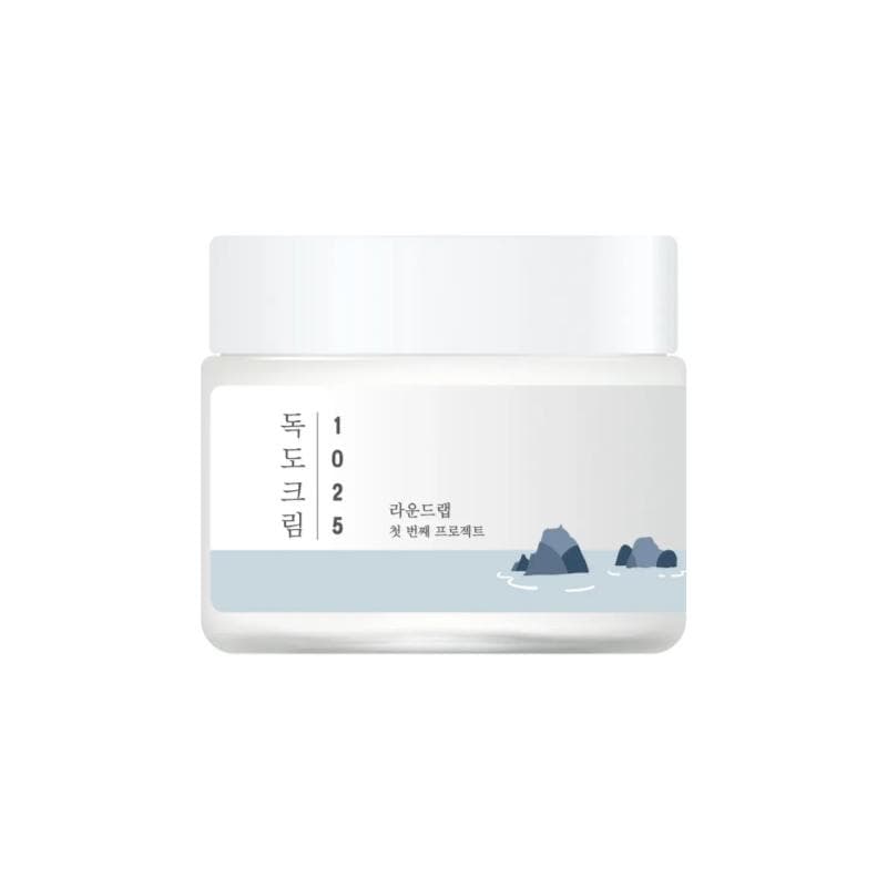 ROUND LAB 1025 Dokdo Cream | 24-Hour Intensive Hydrating & Barrier Care | 80ml