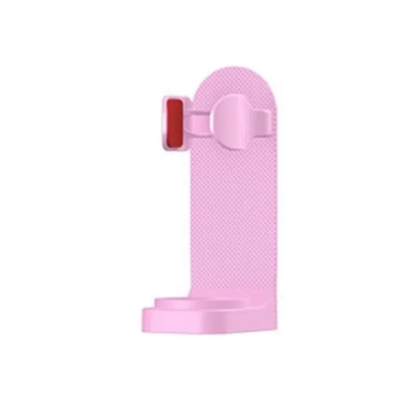 Electric Toothbrush Wall-Mounted Holder Space Saving No Punching Bathroom Accessories Toothbrush Stand Rack Organizer pink