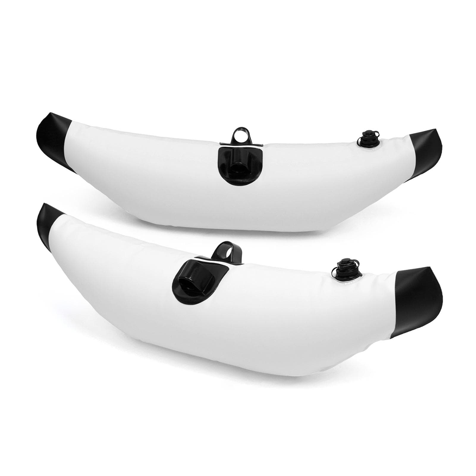 2pcs Kayak PVC Inflatable Outrigger Float Kayak Boat Fishing Standing Float Stabilizer white