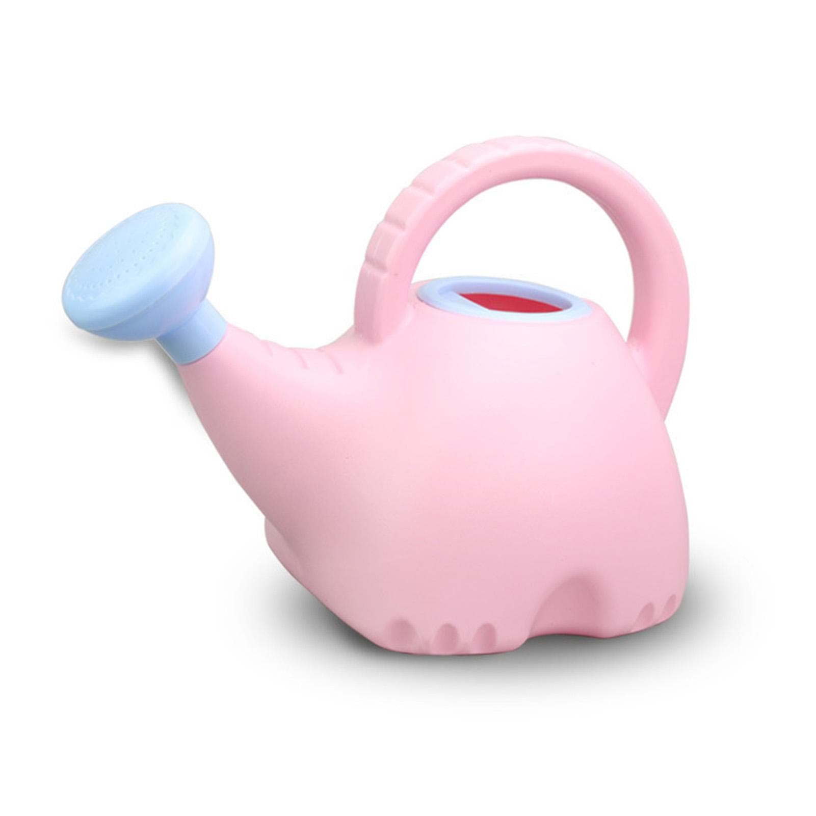 Children Watering Can Elephant Shape Cute Plastic Watering Kettle Gardening Toy 1.5L Blue pink