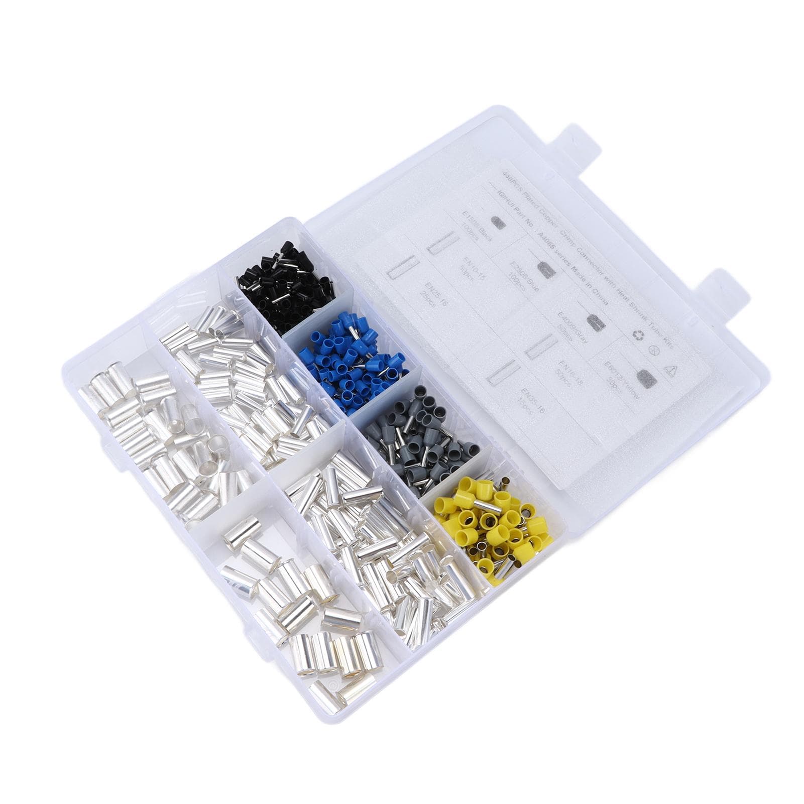440pcs Wire Ferrules Kit EN End 8?Specifications Pin Cord Crimp Terminal Connector Sleeves