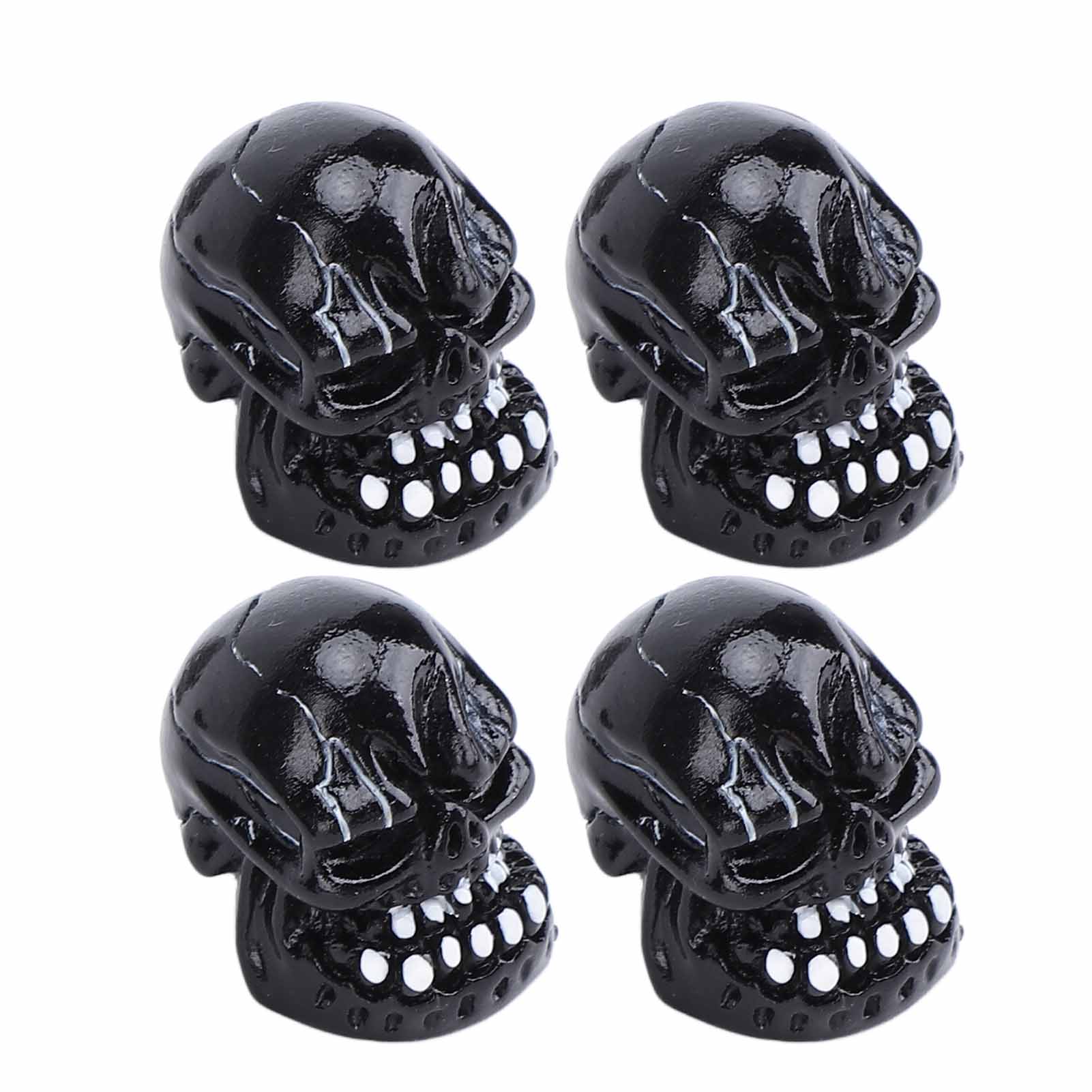 Skull Tire Valve Caps Universal Erosion Resistant Dust Proof Wheel Air Valve Caps for Car Truck