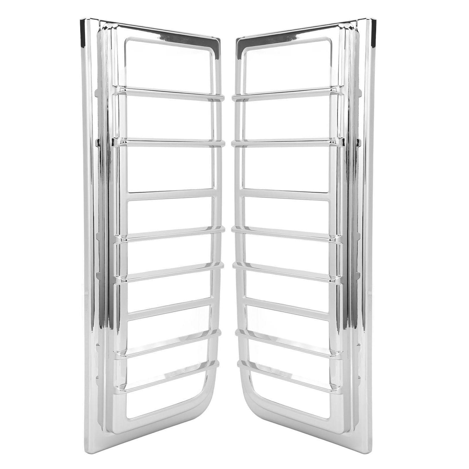 2 Pcs Rear Taillight Cover Trim Glossy Tail Lamp Lampshade Bezel Frame Replacement for Hummer H2