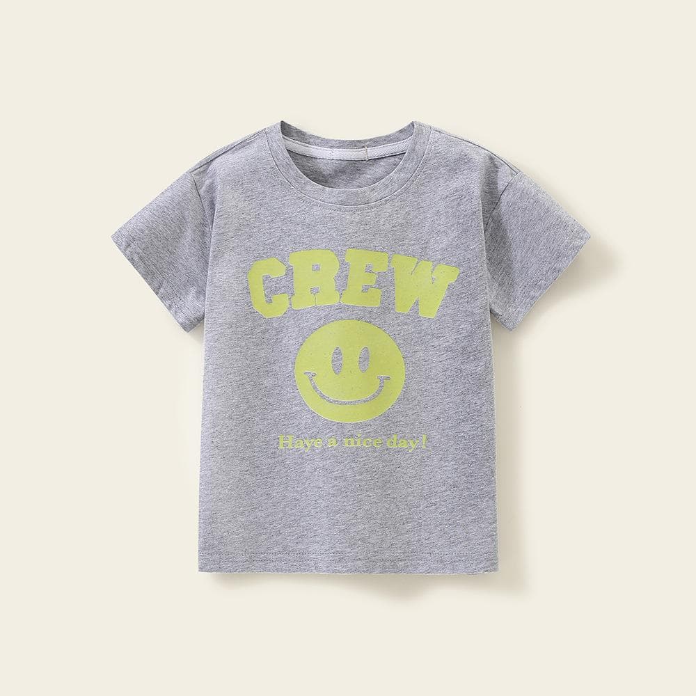 Children's Short-Sleeved T-shirt Cotton Boys and Girls Spring Undershirt Children Cotton Autumn Clothes Cartoon Versatile 140cm