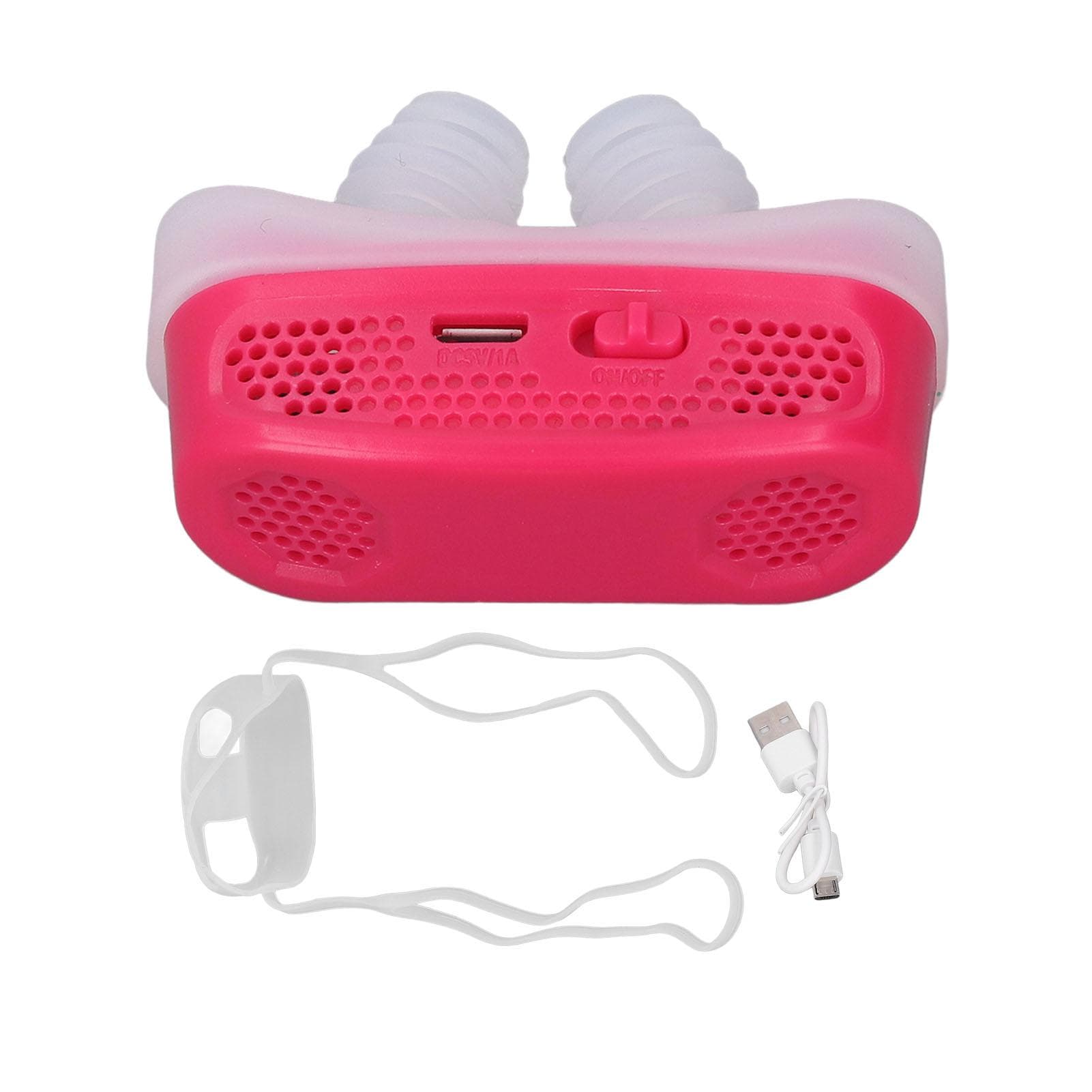 Electric Snoring Solution Devices Automatic Nose Vents Plugs Portable Variable Snore Preventer Blue red