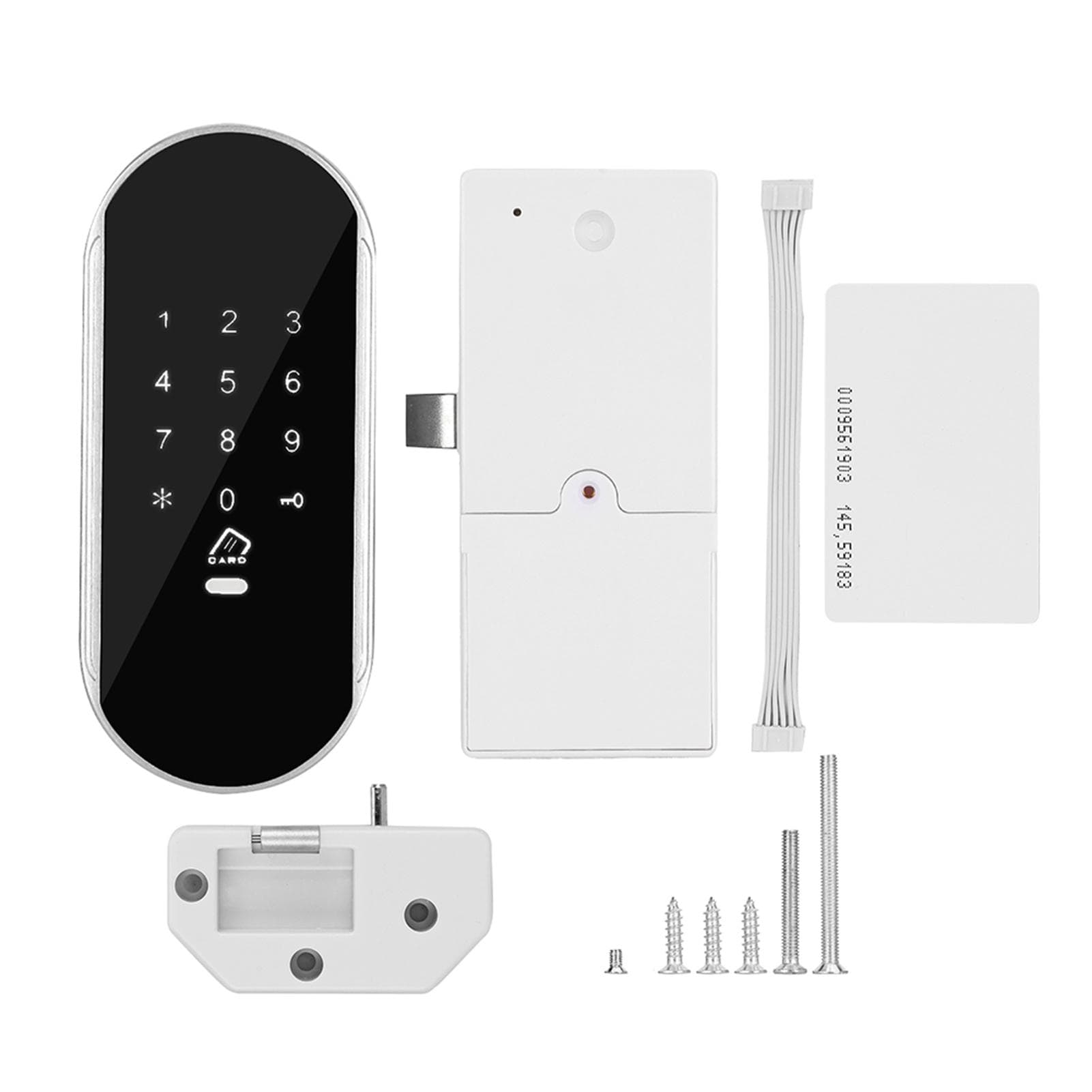 Touch Keypad Lock Induction ID Card Cabinet Cupboard Coded Locker Security