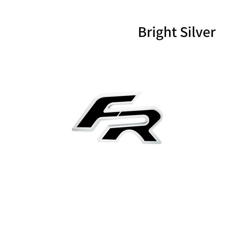 Car Decor 3D Metal FR Logo Side Fender Rear Trunk Sticker Front Grill Emblem Decal Decor For Leon Cupra Ibiza Altea Exeo Accessories
