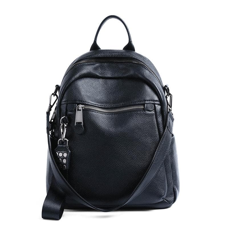 Backpack Women's Leather Women's Bag Fashion Trend Schoolbag Backpack 29*15.5*34.5(cm)