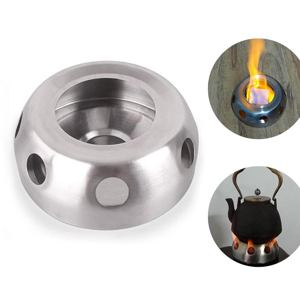 Portable Mini Solidified Alcohol Stove Camping Backpacking Picnic BBQ Cooking Alcohol Stove silver