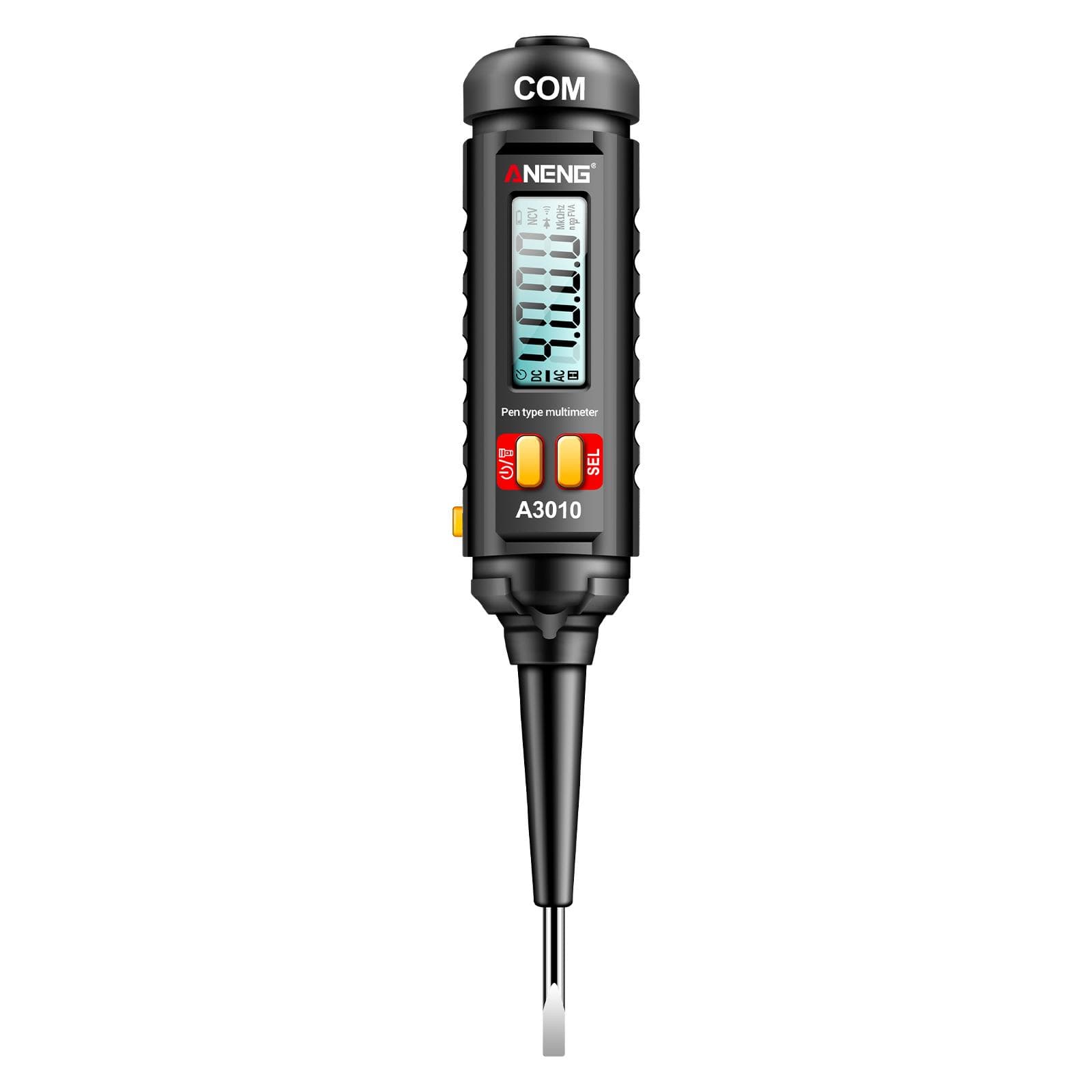 ANENG A3010 4000 Counts Pen-Type Multimeter True-RMS Backlight Multi Meter Digital Auto Range black
