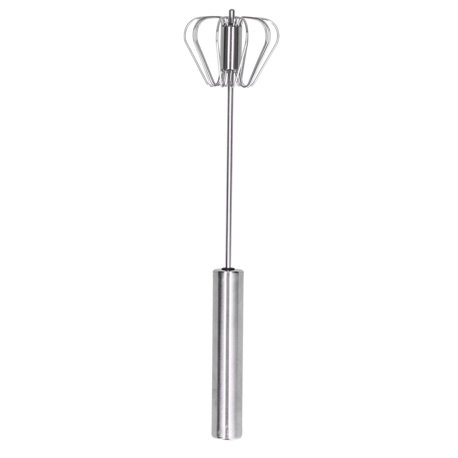 Egg Beater SemiAutomatic Stainless Steel Small Egg Whisk Hand Mixer for Kitchen Use(12in ) 10 Inch