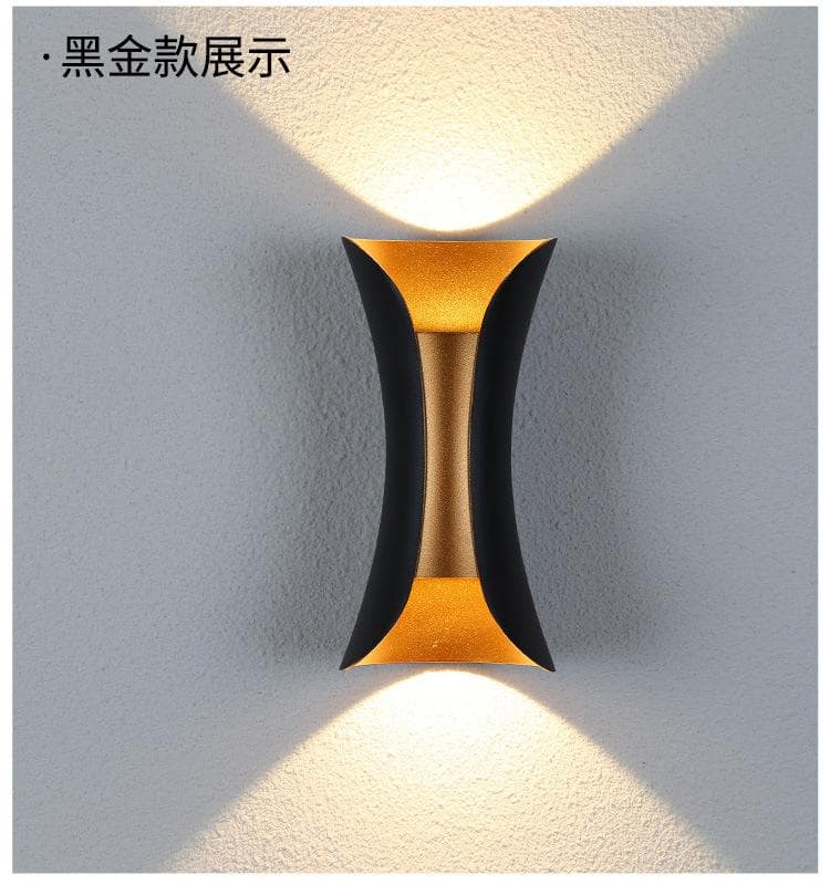 Wholesale and retail LED outdoor waterproof wall lamp villa garden wall lamp door post balcony