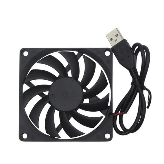 Practical Cooling Fan Strong Wind Heat Dissipation black