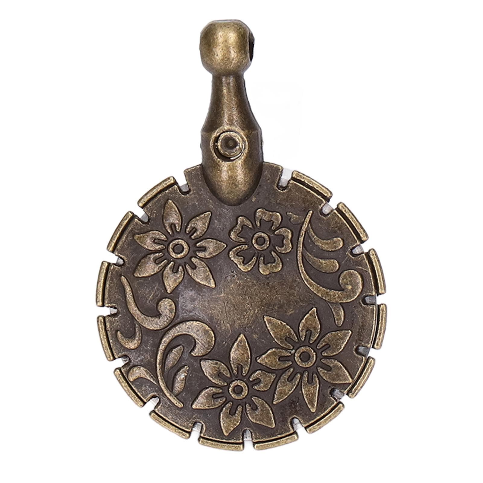 2Pcs Yarn Cutter Pendant Metal Vintage Style Quick Cutting Safe Durable Portable Thread Cutter for