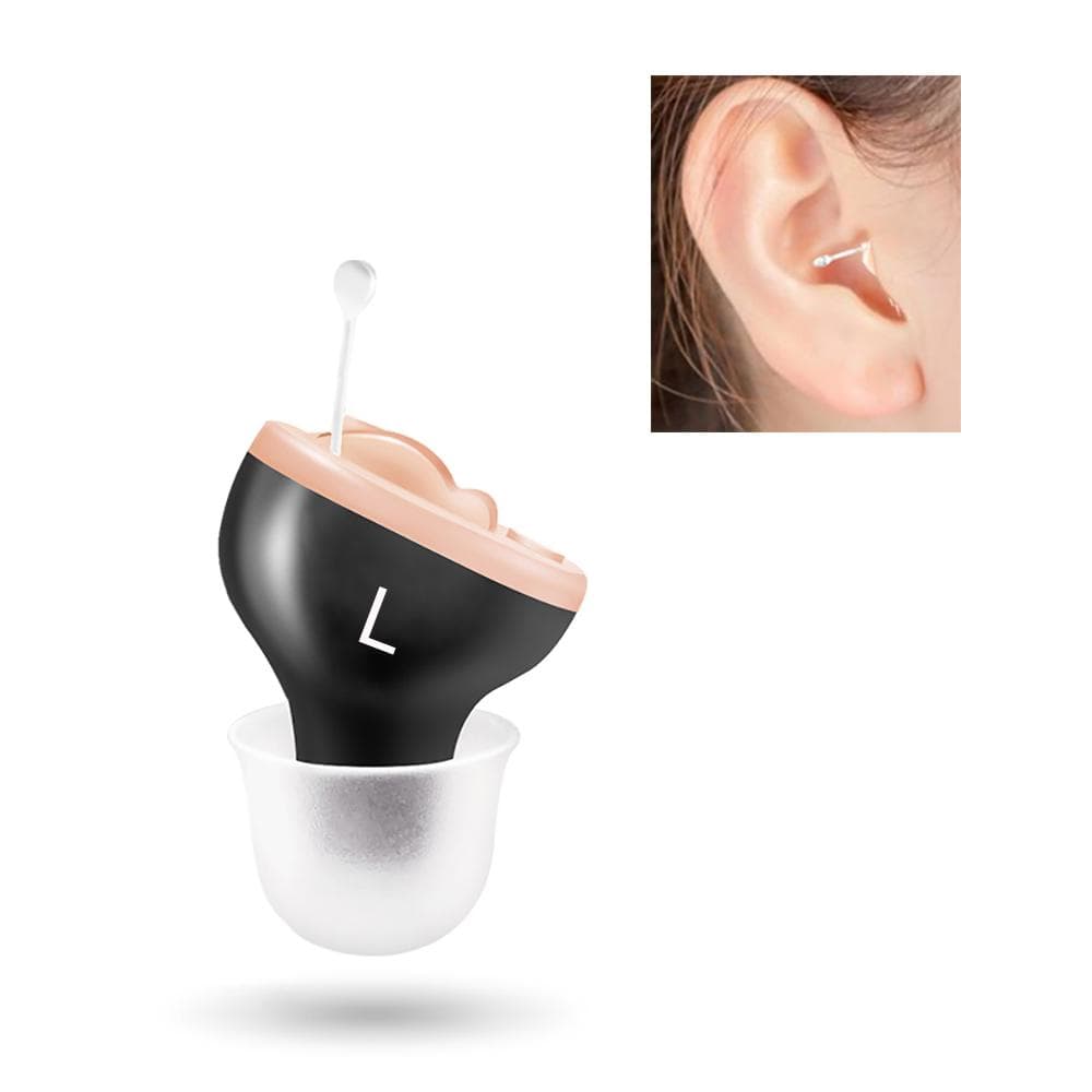 Mini Invisible Hearing-aid Sound Amplifier Volume Adjustable Ear Hearing Assistant Helper for Deaf For Left Ear