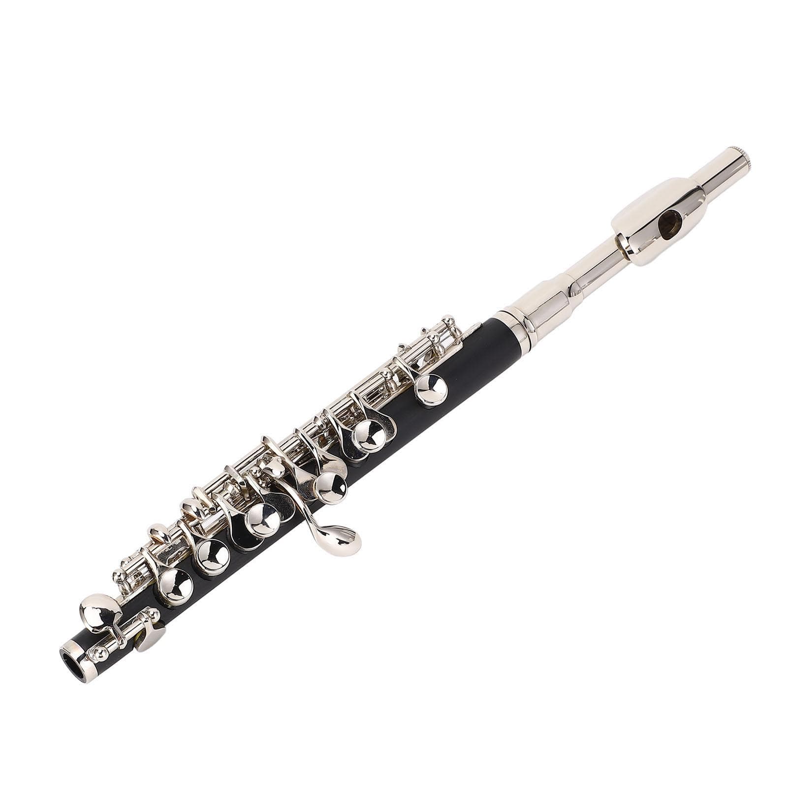 C Piccolo Flute Instrument Key C Student School Band Orchestra for Beginners with Cleaning Kit