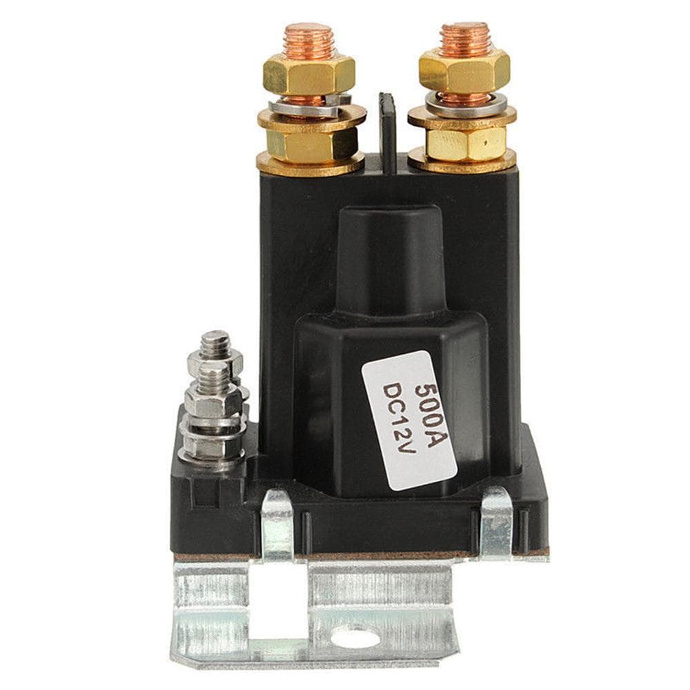 New 500A Car Dual Battery Isolator Relay Start Cut Off Power Switch Controller