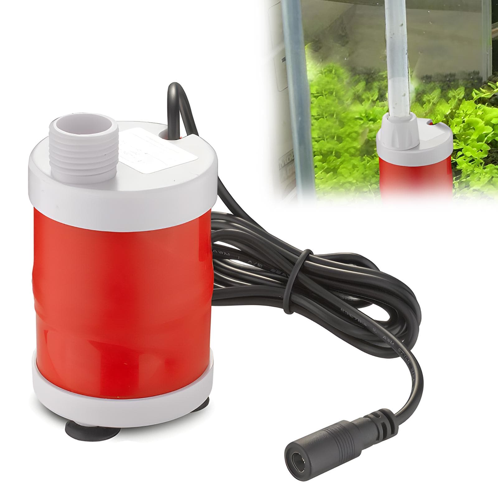 DC12V 20W Submersible Water Pump - High Lift 20FT Fountain Pump with 5FT Power Cord 700L/H High DC12V