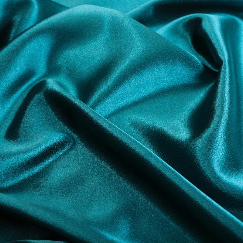 Crystal Satin Props Nail Polish Handheld Decoration Nail Enhancement Photography Background Cloth Nail Accessories peacock blue