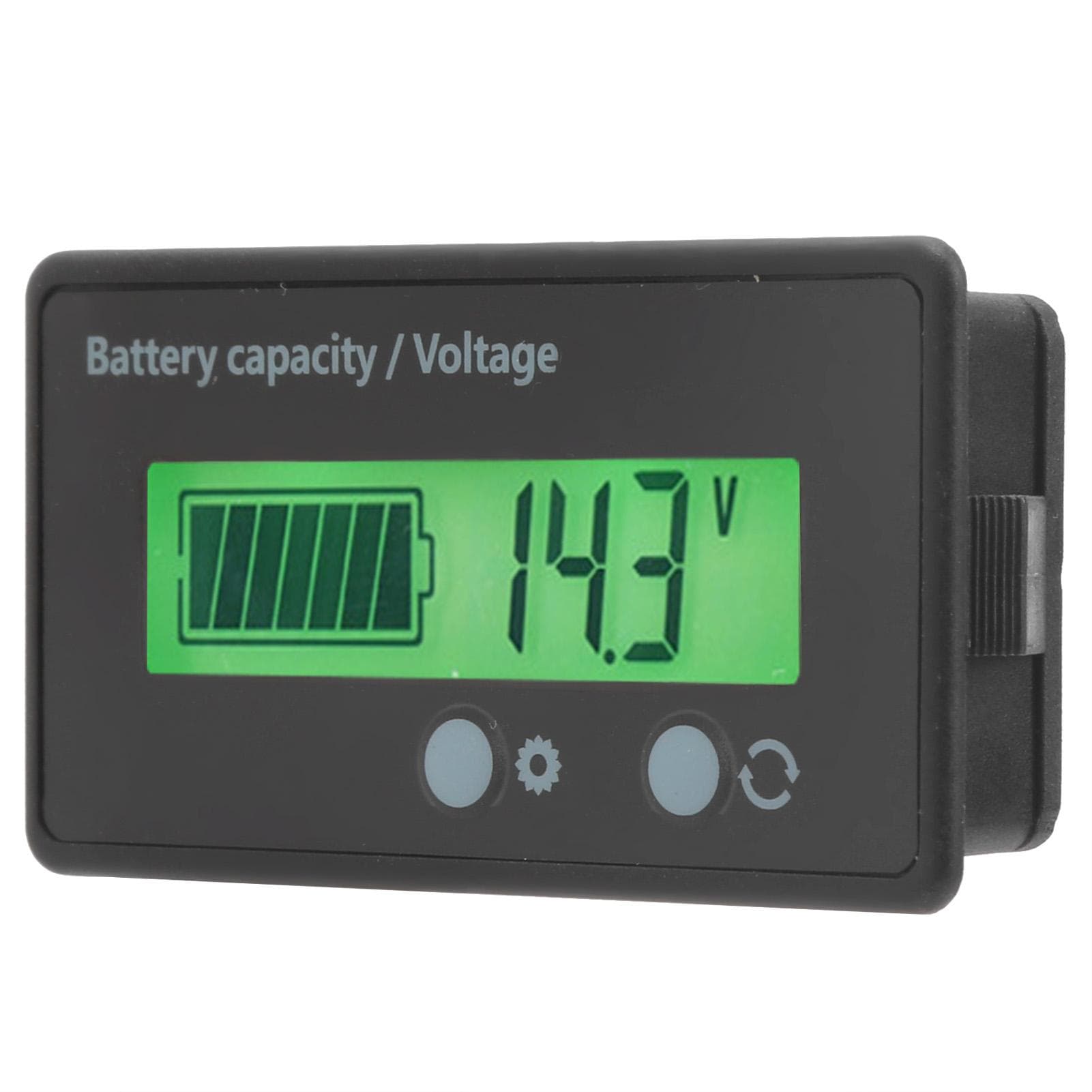 DC10100V LCD Battery Capacity Indicator Monitor Voltmeter Voltage Tester Meter Green Backlight