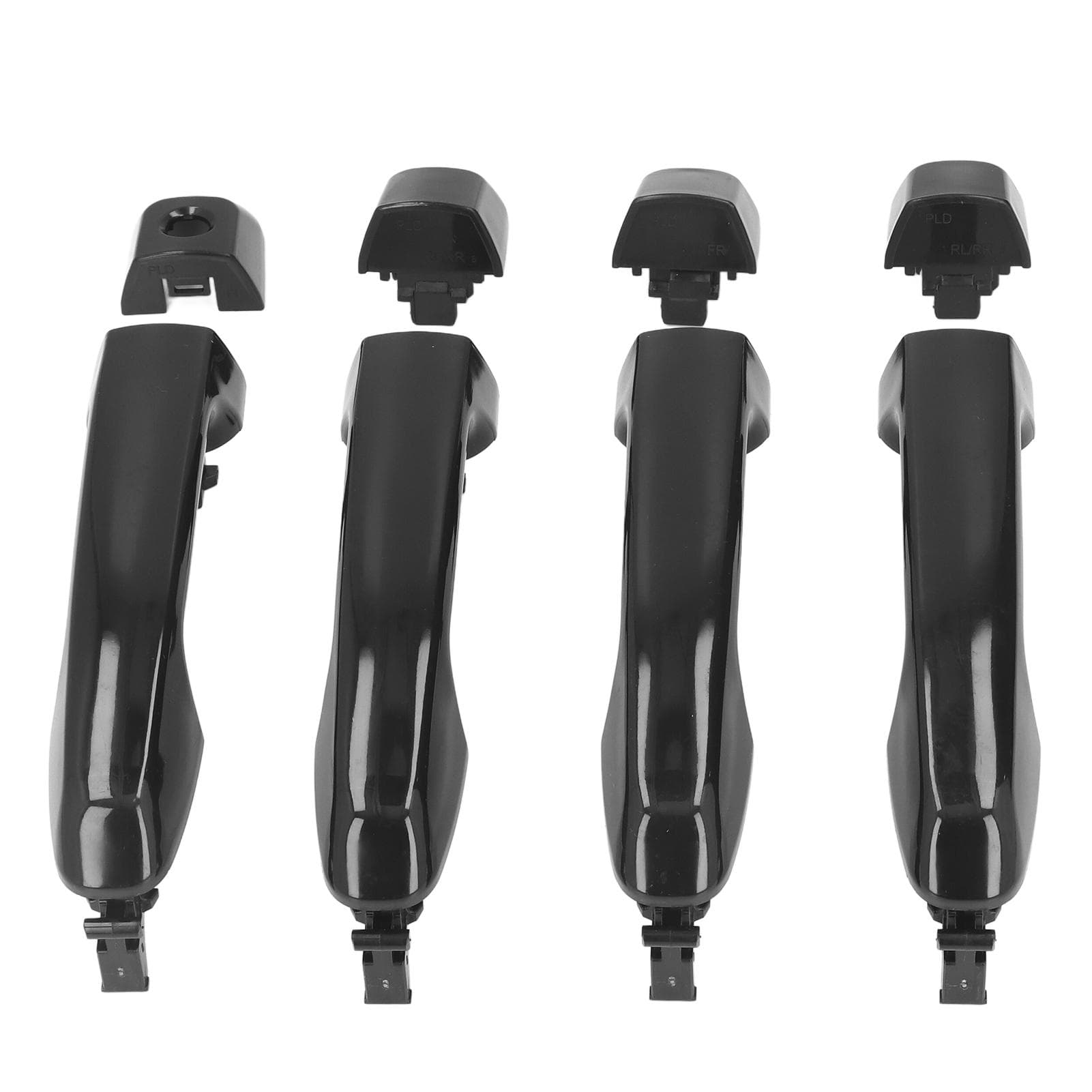 4PCSSet Exterior Door Handles with Caps 69217?60150?C0 Replacement for 4Runner 2010?2014