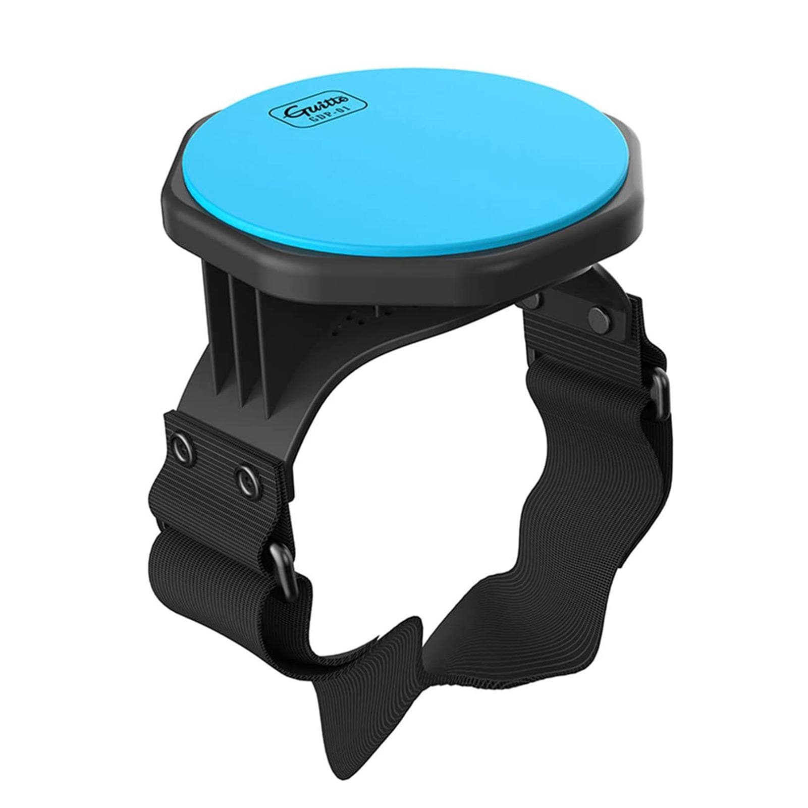 Portable Drum Practice Pad Stand Holder with Silica Gel Drum Pad Leg Strap for Kids Adults multicolour