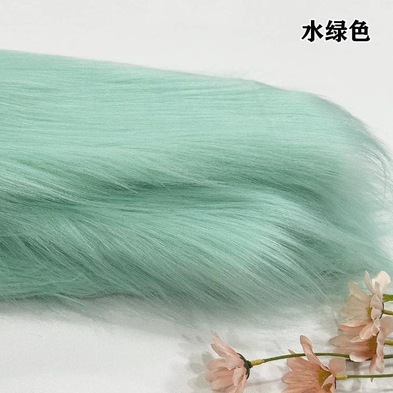 100x180cm Long Faux Fur Fabric Carpet Clothes Doll Plush Stuffed Toy for Needlework DIY Handmade Sewing Accessories 50x180cm