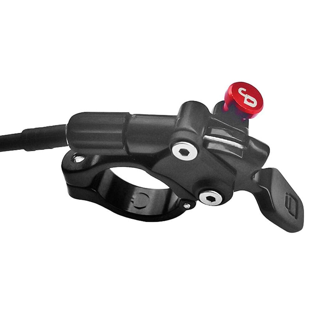 MTB Bike Remote Lockout Lever Cable Control Front Fork Switch Air Fork Wire Controller Bike black