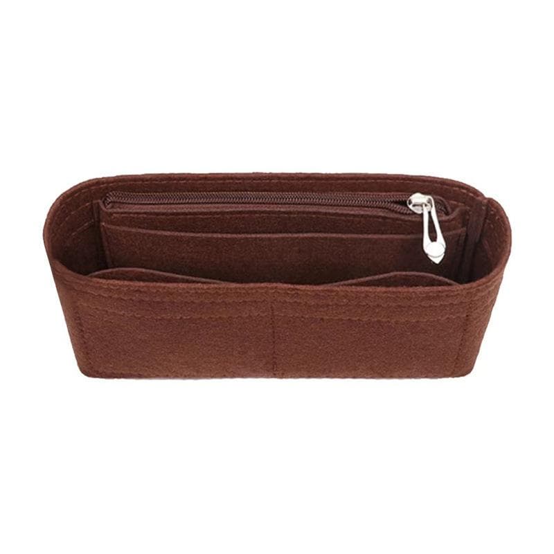 Insert Bag Organizer, Makeup Organizers, Liner Perfect for Women's Handbags For And Cosmetic Bags coffee