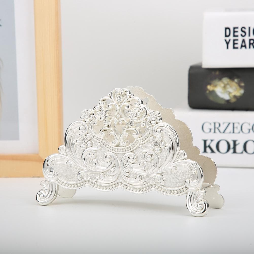 Paper Towel Holder Metal Paper Napkin Tissue Storage Rack Table Decor For Restaurant Hotel