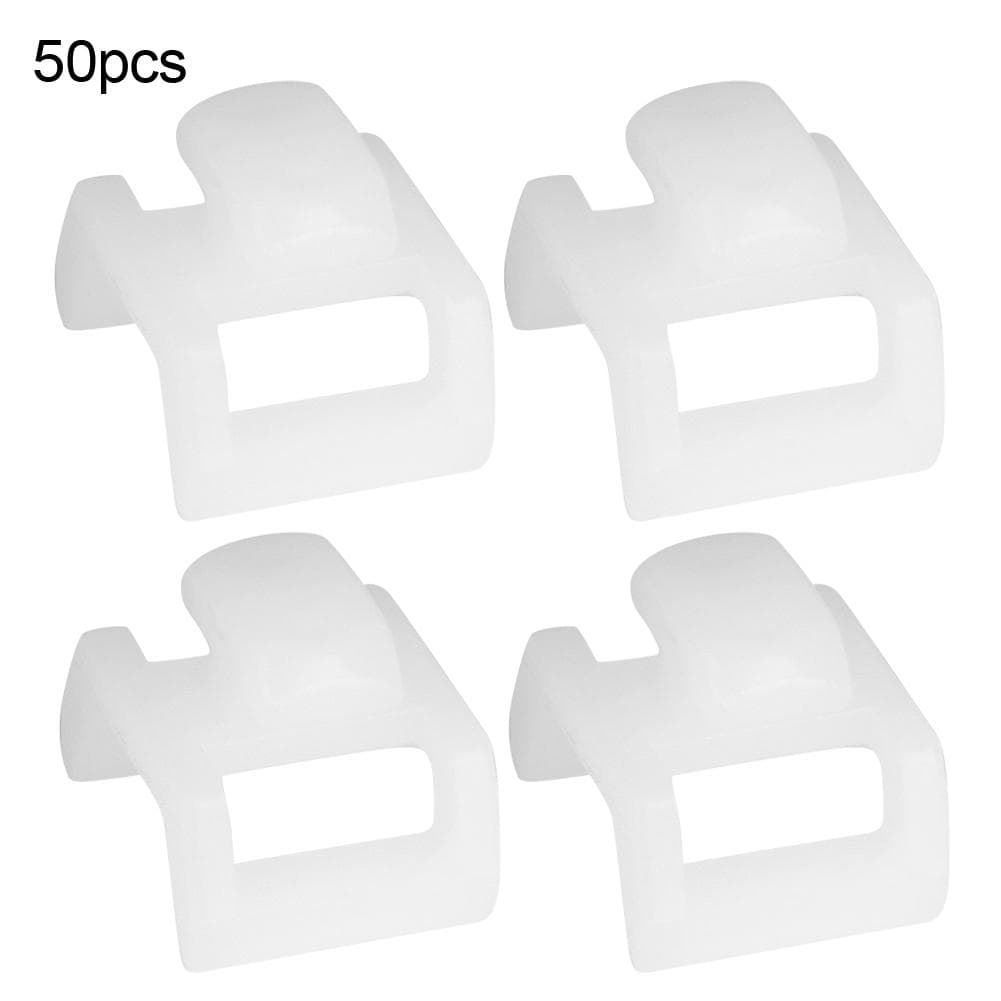 50pcs Base Mount Cable Wire Tie Zip Ties Holder for European Standard Aluminum ProfilesEuropean