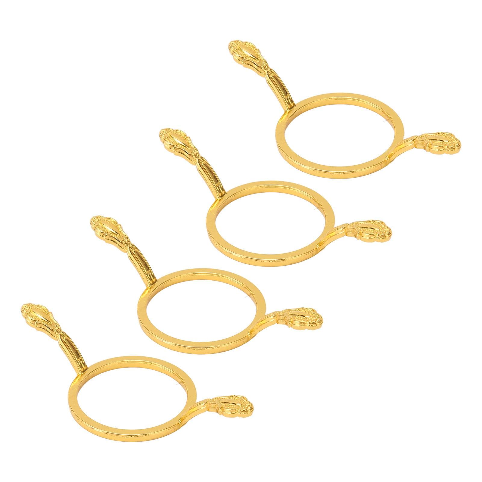 4pcs Wax Sealing Molds DIY Rust Protection Simple Operation Wax Sealing Stamp Rings for Craft