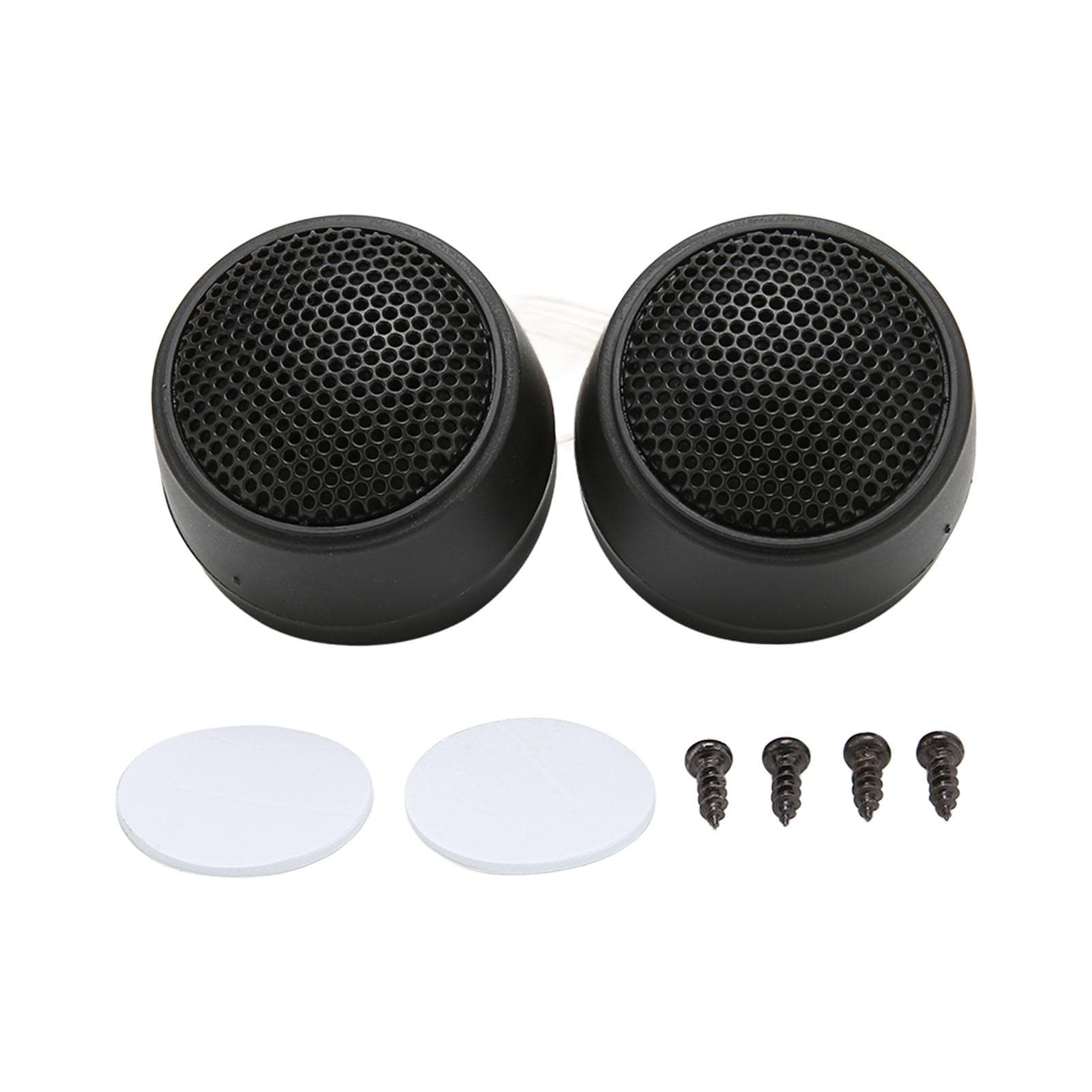 2PCS Dome Tweeter 10W 4 Ohm High Sensitivity Great Sound Quality Loudspeaker for Car o Systems
