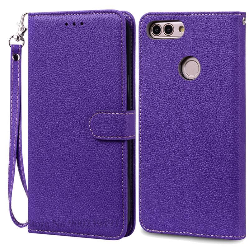 For Huawei P Smart 2018 Case FIG-LX1 Leather Wallet Flip Case For Huawei P Smart Case FIG-LX1 5.65 inch Case Coque Fundas Shell P Smart 2018 FIG-LX1