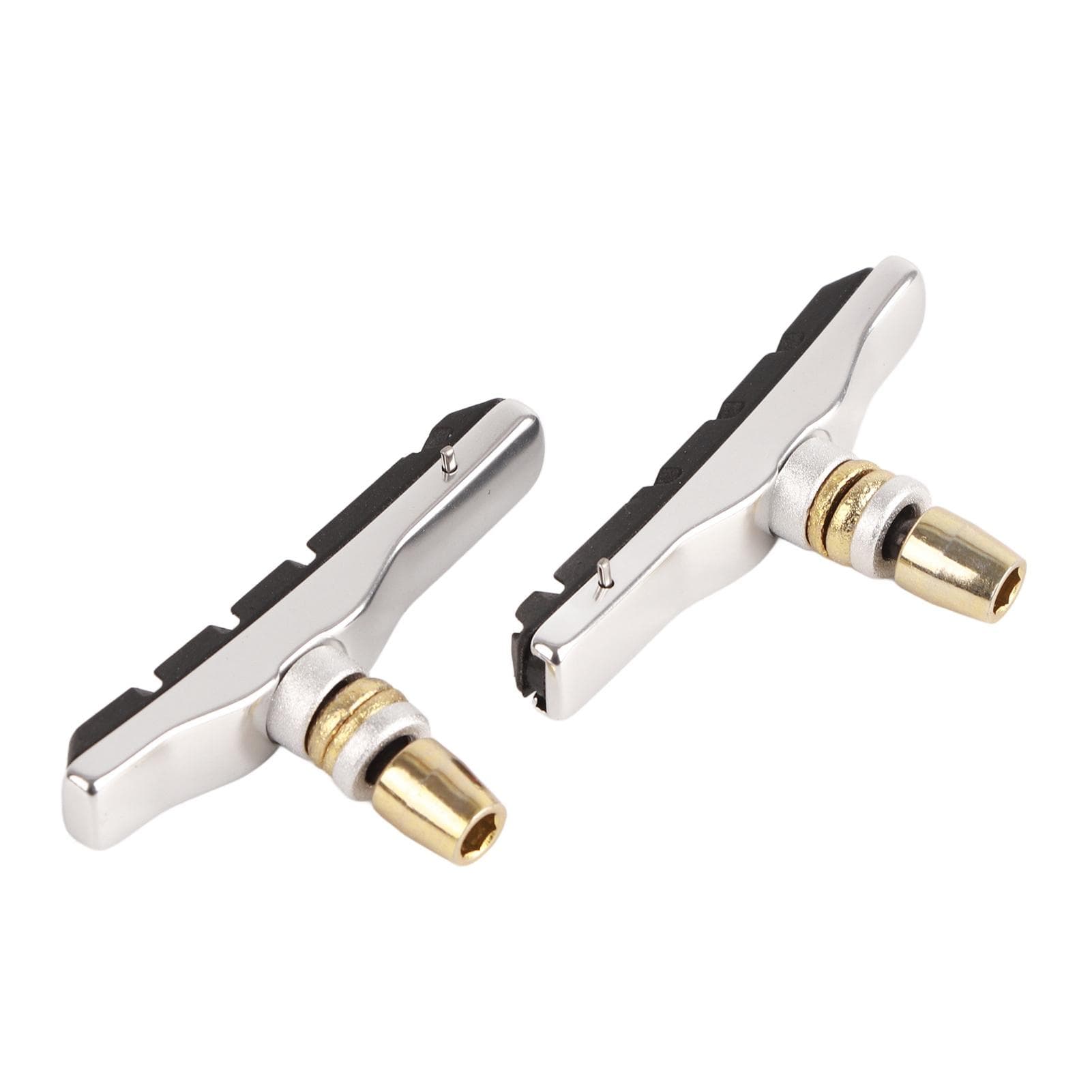 1 Pair Light Weight V Brake Aluminum Drawer Structure Brake Shoes Pads Bicycle Parts