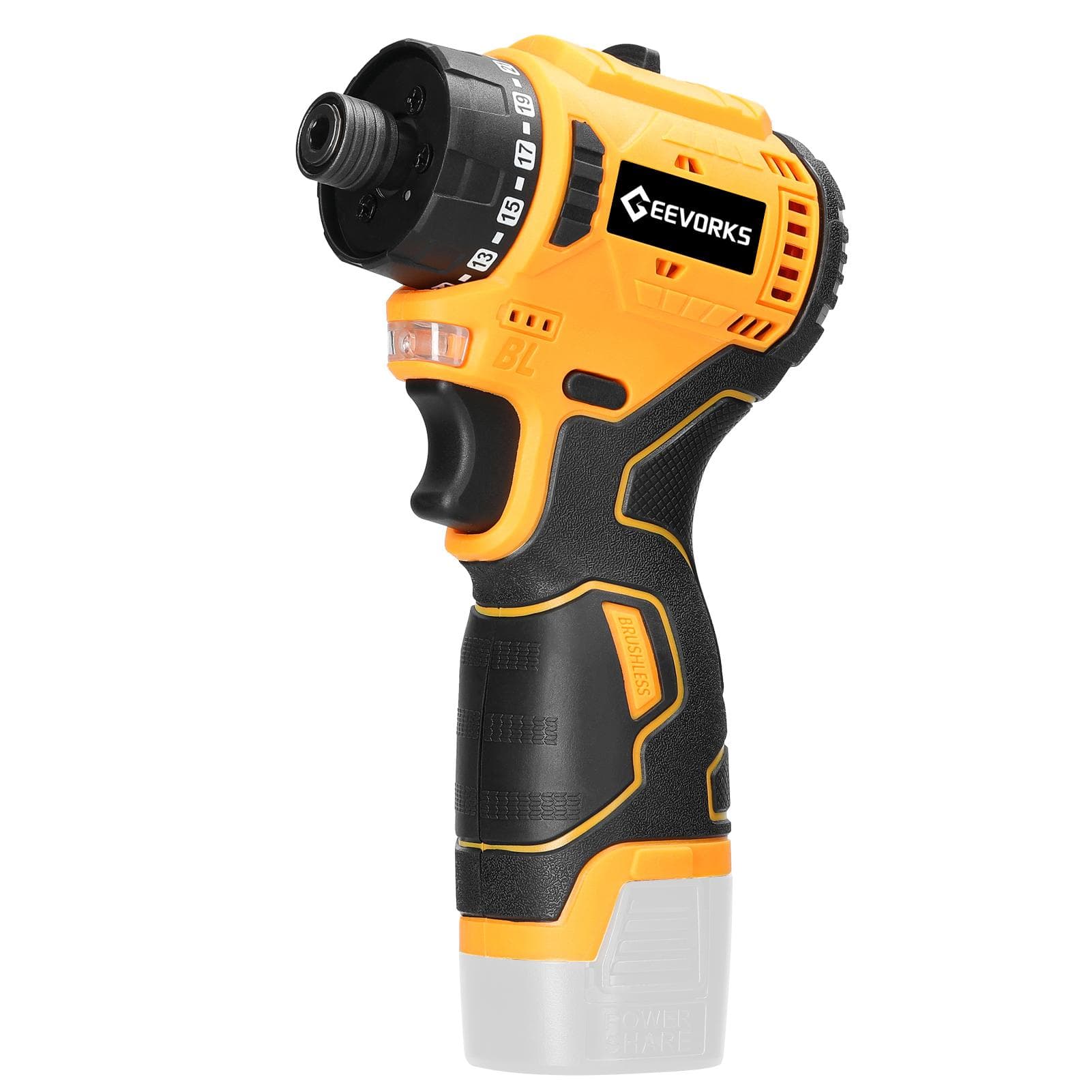 18V Lithium Screwdriver 55Nm Torque Multifunctional Repairing Tool Kit Electric Screw Driver for host multicolour